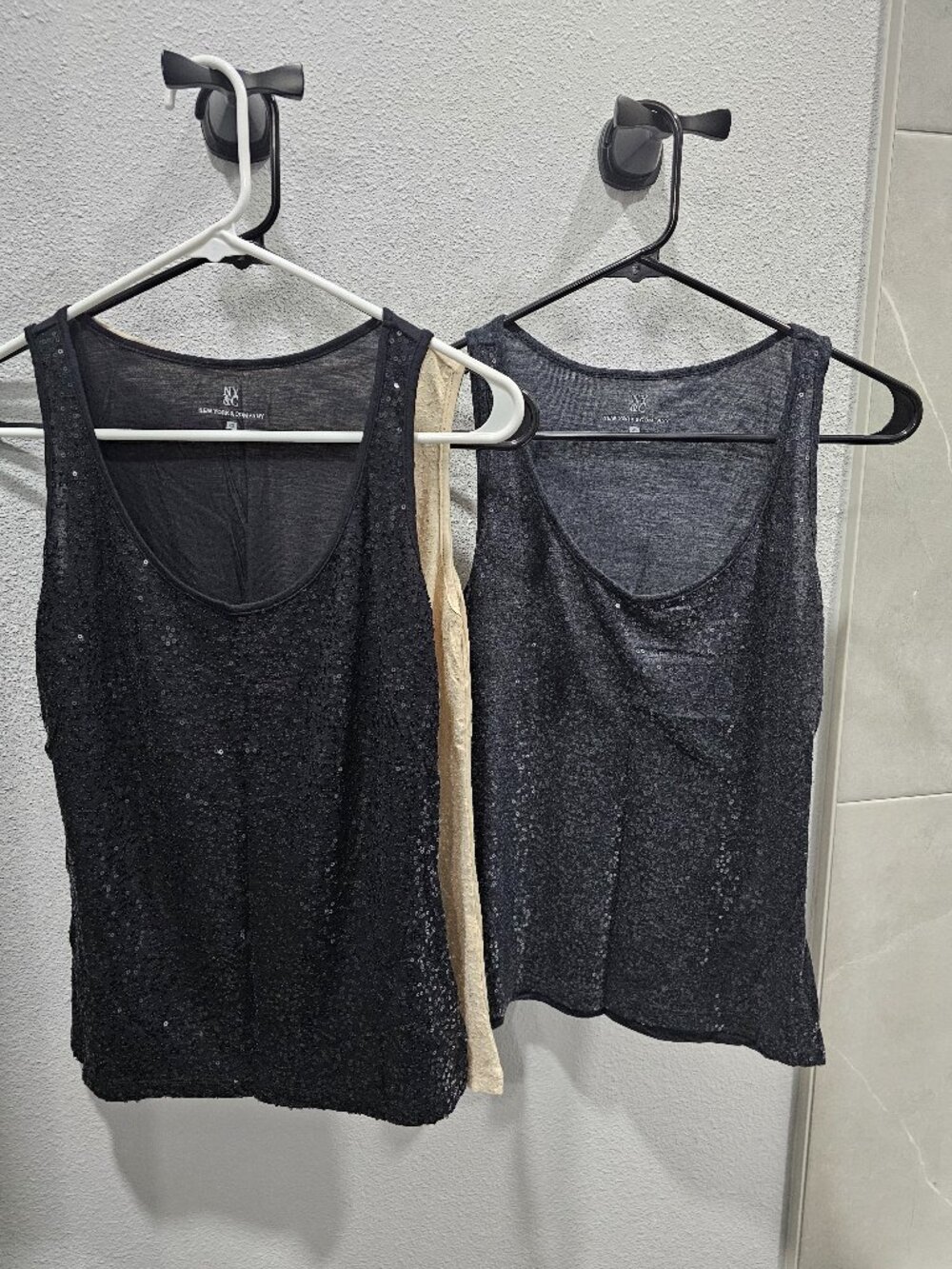 NY&C Sequin Tank Tops - Lot of 3